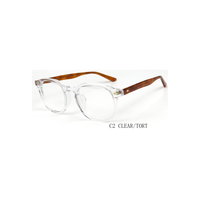 Gafas de Sol Retro de Acetato Hechas a Mano de Diseño Clásico 2026, Monturas de Gafas Graduadas para Mujer y Hombre con Patrón Sólido