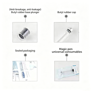 Viales de cartucho de vidrio estériles de 3 ml para inyección de insulina, compatibles con la pluma inyectora, desechables, GZ RTS, pedido mixto a granel, 3 días - Product Image 3