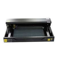 Máquina de Corte y Grabado Láser CO2 6040 de 60W/40W, Refrigerada por Agua, de Sobremesa, Automática, de Alta Seguridad, para Madera, Contrachapado, MDF y Piedra de 0-10 mm