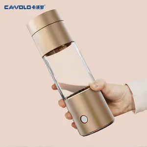 Latest Magnetic Charging Hydrogen Rich Water Cup Portable SPE PEM H2 Water Electrolysis Hydrogen Water Ionizer Generator Bottle