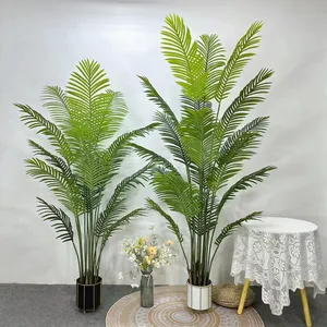 Artificial Palm Tree Bonsai Plant Tree Artificial Potted Palm Plant Fake Palm Tree