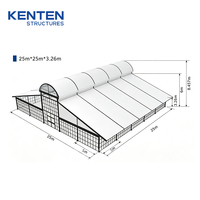 Supplier Tenda Atrium Transparan Perakitan Cepat Produsen Gedung Perjamuan Bergerak Tenda Acara Pesta Pernikahan Luar Ruangan dengan AC