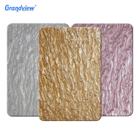 Feuille acrylique effet marbre en plexiglas PMMA 1 mm à motif marbré pour armoire de cuisine