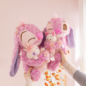 Peluche Alien Rose Velours Fleur de Cerisier, Créature Spatiale Rose, Poupée en Peluche Douce, Coussin, Cadeau d'Anniversaire, Jouet en Gros - Product Image 4