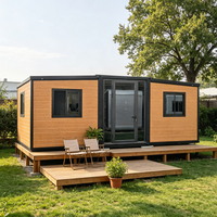 Maison conteneur extensible brevetée Nanxiang de 20 pieds, maison modulaire préfabriquée de luxe, prix d'usine en gros, petite maison moderne