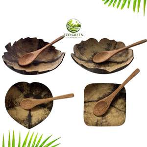 Nuevo Jabonero Impermeable de Cáscara de Coco, Artesanía de Flor de Coco de Vietnam, Hecho a Mano de Alta Calidad, Moderno - Product Image 3