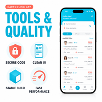 Soluciones de Aplicaciones para Compartir Vehículos (Carpooling) Inteligentes para iOS y Android con Publicación de Viajes, Emparejamiento de Pasajeros y Emparejamiento de Rutas LionCreate