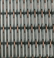 Grilles décoratives en treillis métallique anti-corrosion à armure toile en acier inoxydable avec soudage et pliage pour armoire de placard
