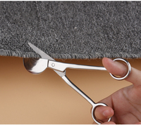 Ciseaux à tapis tuftés multifonctionnels faits à la main en acier inoxydable bec de canard accessoire de couture pour tissu et tapis