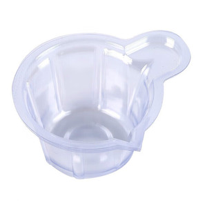 Vasos de plástico desechables para orina, tamaño mediano, transparentes, para uso médico y pruebas de laboratorio. - Product Image 1