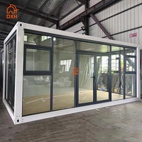 Maison préfabriquée modulaire détachable en conteneur pour jardin, maison, hôtel, bureau, salle de jeux, appartement, dortoir, école, salle de classe