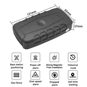4G 6000mAh wireless magnetico con cavo di ricarica USB preciso veicolo tracker manuale gps tracker magnetico