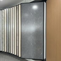 Panneau mural SPC de qualité standard Intco, fourni par l'usine, 2400x1200, imperméable, motif marbre, pour la rénovation des salles de bain