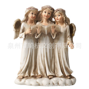 Figura de Ángel de Resina, Manualidad, Decoración para el Hogar, Regalo, Escultura Artística - Product Image 5
