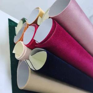 Panno vincolante in pelle scamosciata di lusso di alta qualità e affare ampiamente utilizzato per la confezione regalo di gioielli o la copertina del libro - Product Image 4