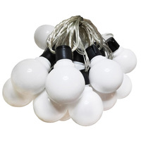 Guirlande lumineuse LED solaire extérieure haute luminosité 5,2 m étanche IP44 pour l'ambiance de la cour