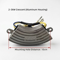 168F/170F Regulator Tegangan Aluminium & Plastik Berbentuk Bulan Sabit untuk Generator Bensin 2 KW3 kW Stabilizer AVR