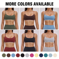 Soutien-gorge de sport respirant et décontracté à blocs de couleur pour femme, idéal pour le yoga, la gym et l'entraînement – Vêtements de sport personnalisés