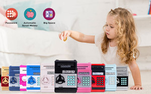 Safes <b>Large</b> Savings <b>Box</b> Mini Atm Electronic Password Money Boxs Hot Sell Musical Power Kids Child <b>Gift</b> Coin Bank - Product Image 5