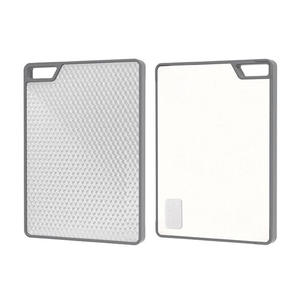 Tabla de Cortar de Acero Inoxidable, Rectangular, Doble Cara, Antideslizante, Antibacteriana, Apta para Lavavajillas, Tabla de Picar para Cocina - Product Image 3