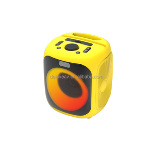 <strong>Cheap</strong> Price 4 Inch 20W Mini Portable Smart Party Speaker with APP <strong>Karaoke</strong> <strong>Machine</strong> Wireless Microphone Parlantes - Product Image 5