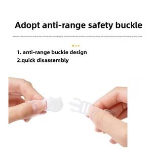 Collar Ajustable para Cachorros con Luz en la Oscuridad, con Funda Impermeable <span class=keywords><strong>de</strong></span> Silicona y Nailon para AirTag, Campana Reflectante para Gatos Pequeños - Product Image 4