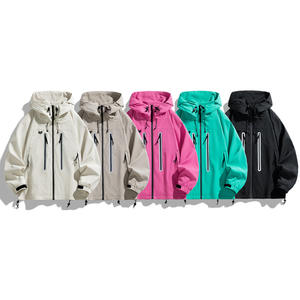 Izexx stile montano Trendy giacca da esterno con cappuccio riflettente da uomo <span class=keywords><strong>abbigliamento</strong></span> Casual in tela per escursioni in campeggio invernale - Product Image 5