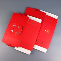 Boîte d'emballage carré en papier recyclable personnalisé pour gâteau d'anniversaire avec fenêtre et planche à gâteau portable pour sushi
