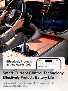 UGREEN EC501 45W ที่ชาร์จในรถยนต์ USB-C เดี่ยว PD PPS อะแดปเตอร์จุดบุหรี่ในรถยนต์สำหรับชาร์จเร็วสำหรับโทรศัพท์มือถือ - Product Image 5