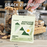 Sachet Doypack Personnalisé en PE Recyclable avec Fermeture Zip, Qualité Alimentaire, en Mylar, pour Noix, Croustilles, Aliments pour Animaux