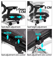Chaise de mobilier de bureau Chaise de bureau moderne Fauteuil de bureau directeur général Chaise de bureau patron chaise de jeu ergonomique
