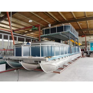 11M YAMANE Ponton Maison Bateau Aluminium Eau Maison Hôtel Verre Maison Lifestyle Ponton Bateau eau <span class=keywords><strong>taxi</strong></span> bateau - Product Image 3