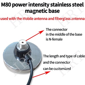 Antenna per Radio Auto VHF a Polarizzazione Verticale con Gamma di Frequenza Personalizzata 134-173MHz, Montaggio Magnetico, Guadagno 2.15dBi - Product Image 5