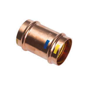 Manchon de raccordement pour tuyau en cuivre, diamètre 15 mm, pour connexion eau/gaz sous pression - Product Image 1