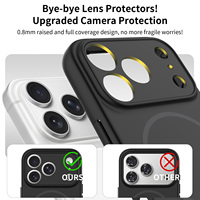 Accessoires mobiles magnétiques de luxe pour iPhone 17 18 Pro, protection intégrale, coque de téléphone très vendue pour iPhone 12 13 14 15 16 Pro Max