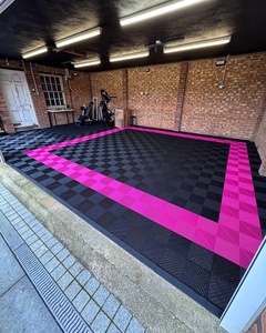 Piastrelle Rigide Modulari a Incastro Colorate per Pavimenti Garage Tappetini Industriali in Plastica per Officina e Autolavaggio - Product Image 3