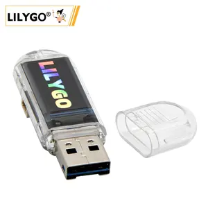 LILYGO TTGO T-Dongle-S3 ESP32-S3 modulo Bluetooth WiFi Display LCD IPS da 0.96 pollici schede e kit di sviluppo della scheda TF Flash da 16MB