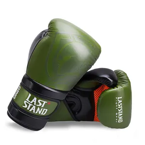 Boks eldiveni toptan profesyonel deri eğitim çantası ve kıvılcım Oem özel Logo Kick boks eldiveni