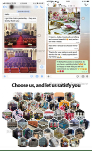 Silla de salón de iglesia con marco de metal de tela de venta superior con el mejor precio en venta - Product Image 6