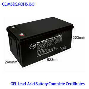 제조업체 12V 200AH AMG 딥 사이클 납산 Vrla GEL 태양 전지 유지 보수 무료 배터리 - Product Image 3