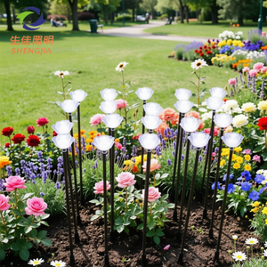 OFERTA ESPECIAL Luces LED de Alta Luminosidad Acrílicas IP65 12V Románticas para Navidad, Bodas, Jardín Exterior, Rosas, Tulipanes, CRI90, 50000 Horas - Product Image 3