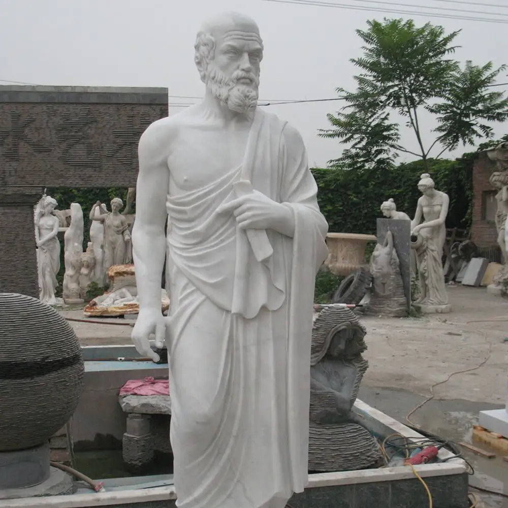 고대 큰 정원 판매를 위한 다윗의 옥외 실물 크기 동상 대리석 동상