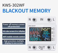 KWS-302WF AC Guide numérique multifonctionnel tension ampèremètre Volt Amp Watt mètre testeur d'électricité avec paramètres de protection