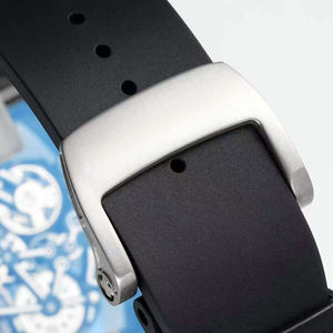 Reloj de Pulsera 2026 de Moda con Fibra de Carbono Negra, Cristal de Zafiro, Mecanismo Visible Delicado y Correa de Goma Resistente - Product Image 6