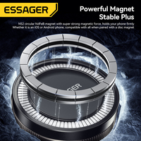 Support magnétique pour téléphone portable ESSAGER ES-ZJ36, fixation auto-adhésive à 360°, support magnétique pour voiture