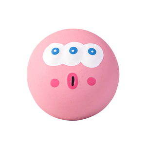 Juguete para masticar <span class=keywords><strong>perro</strong></span> con globo ocular grande de dibujos animados divertidos y bonitos, goma ecológica con función de chirriador para mascotas - Product Image 4