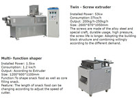 Offre Spéciale Farine De Blé Fried Snack Food Triangle bâtonnets de salade Chips Bugles Snacks Machines à fabriquer des aliments