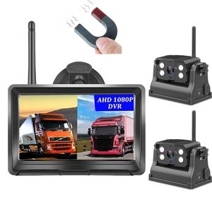 Factory Supply for <strong>Trailer</strong> Boat RV New Design 2x WiFi Wireless Magnetic Backup <strong>Camera</strong> 5" LCD Monitor Kit for <strong>Horse</strong> - Product Image 1