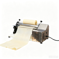 Machine à rouler la pâte en acier inoxydable 40 cm, laminoir à pizza électrique, presse à pâtisserie commerciale pour la fabrication de tartes, biscuits et croissants
