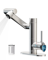 Robinet de cuisine en acier inoxydable SS304, filtre à eau, élimination du plomb, purification de l'eau potable, robinet